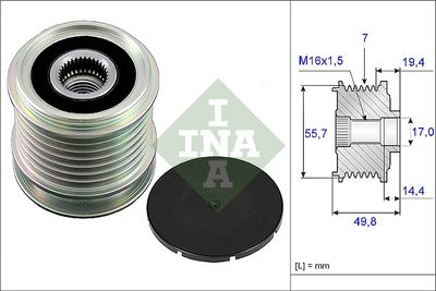Alternator Freewheel Clutch