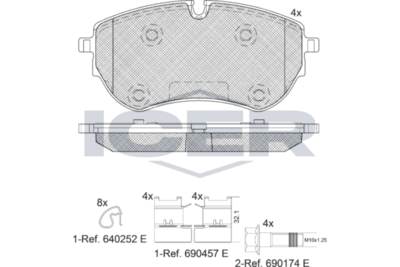 Brake pad, origin Spain