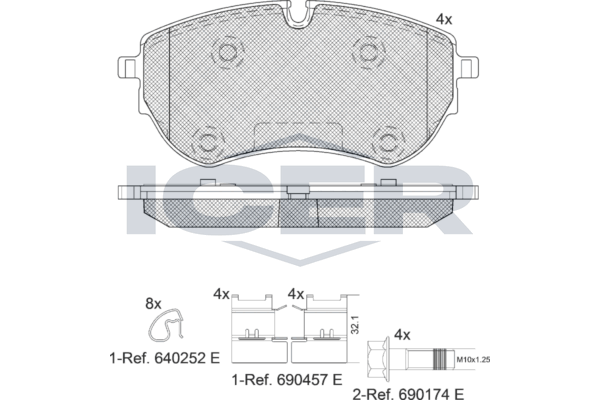 Brake pad, origin Spain