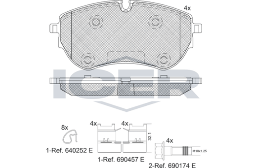 Brake pad, origin Spain