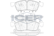 Front - Brake Pad - Icer Dodge Durango (