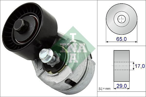 Belt Tensioner, V-ribbed belt FIAT