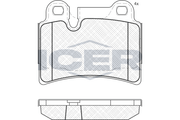 Brake Pad Rear Axle Vw Icer