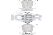 Brake Pad Set VW
