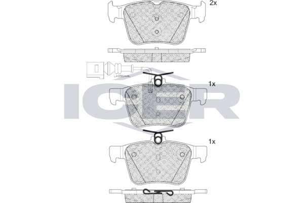 Brake Pad Set VW