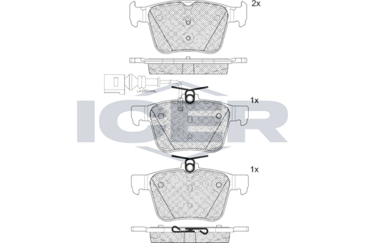 Brake Pad Set VW