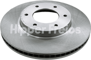 BRAKE DISC FRONT - VENTED WITHOUT HUB