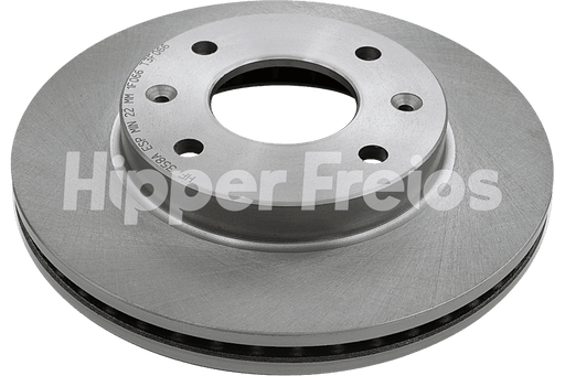 BRAKE DISC FRONT - VENTED WITHOUT HUB