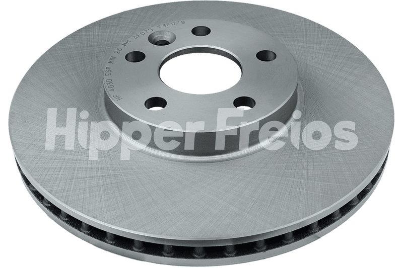 BRAKE DISC FRONT - VENTED WITHOUT HUB