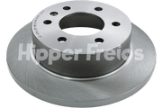 BRAKE DISC REAR - SOLID WITHOUT HUB
