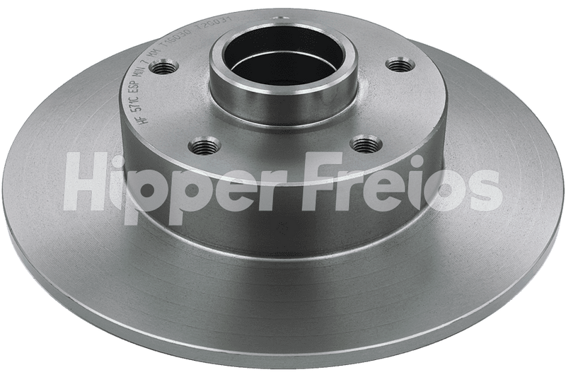 BRAKE DISC REAR - SOLID WITH HUB