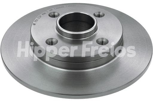 BRAKE DISC REAR - SOLID WITH HUB
