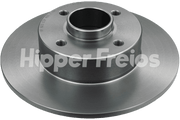 BRAKE DISC REAR - SOLID WITH HUB