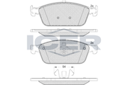 Brake Pad Set Front Icer Ford Focus