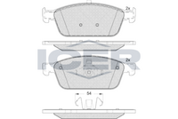 Brake Pad Set Front Icer Ford Focus