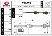 Drive Shaft (Wheel Drive)