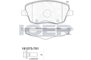 Brake Pad Set, disc brake (Braking System)