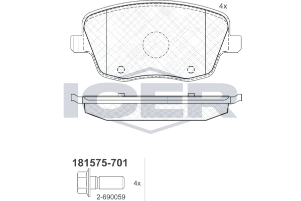 Brake Pad Set, disc brake (Braking System)