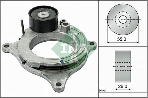Tensioner Pulley, V-Ribbed Belt , 1 Seri