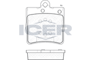 Front - Brake Pad - Icer Mercedes-Benz E