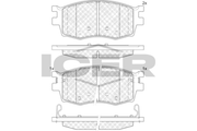 Brake Pad Icer Hyundai Accent