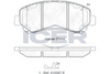 Front Brake Pad Icer Nissan Qashqai
