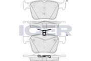 Brake Pad Set Rear Icer Vw Golf