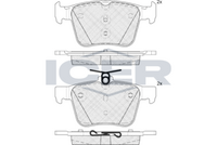 Brake Pad Set Rear Icer Vw Golf