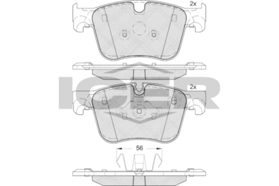 Brake Pad Set, disc brake (Braking System)