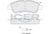 Brake Pad Set OPEL
