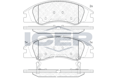 Brake Pad Icer - Kia Cerato