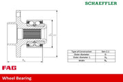 Wheel Bearing Kit Front Axle