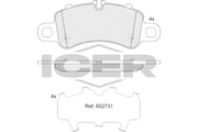 Brake Pad Set PORSCHE