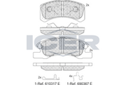 Brake pads-MITSUBISHI