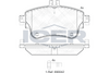 Brake Pad Set, disc brake  MERCEDES-BENZ