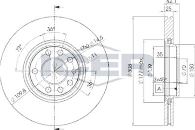Brake Discs, origin China