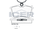 Brake Pad Set, disc brake RENAULT