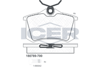 Brake Pad Set, disc brake RENAULT