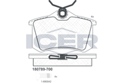 Brake Pad Set, disc brake RENAULT