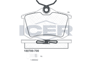 Brake Pad Set, disc brake RENAULT