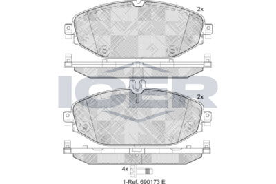 Brake Pad Set ICER
