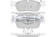 Brake Pad Front Axle Land Rover Icer