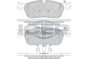 Brake Pad Front Axle Land Rover Icer