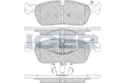 Brake Pad Front Axle Land Rover Icer