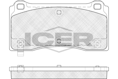 Brake Pad Set  TESLA