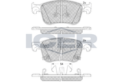 Brake Pad Set, disc brake (Braking System)