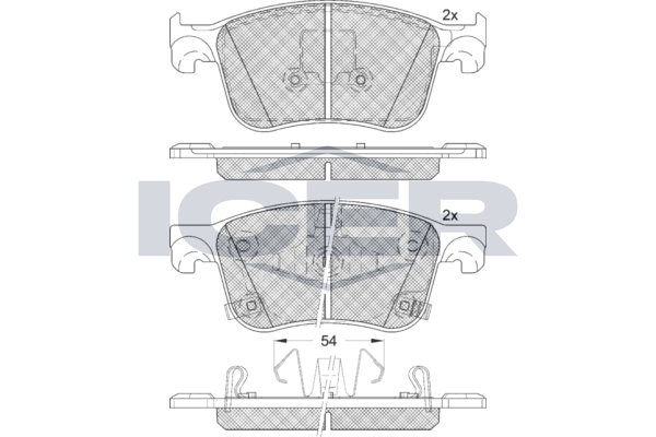 Brake Pad Set, disc brake (Braking System)