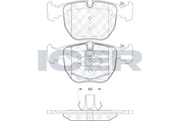 Front - Brake Pad - Icer - Bmw (E39) 520