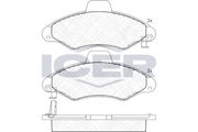 Brake Pad Front Axle Ford Icer
