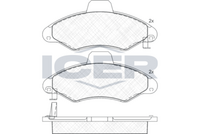 Brake Pad Front Axle Ford Icer